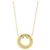 Pendente Tiffany & Co. T Circle in oro giallo 18K con diamante - vista 2