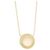 Pendente Tiffany & Co. T Circle in oro giallo 18K con diamante - vista 3