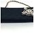 Borsa a tracolla Chanel in raso nero - vista 6