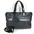 Borsa porta documenti Gucci in pelle nera - Modello 322057