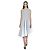 Christian Dior x Raf Simons Herbst 2014 Hellblaues strukturiertes Brokatkleid