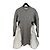Abito Ibrido Sacai in Cotone Grigio e Nylon