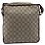 Sac Messenger Gucci avec fermeture éclair frontale en toile enduite GG Medium - vue 2