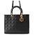 Borsa Christian Dior Lady Cannage Black