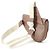 Borsa Saddle Christian Dior in pelle marrone - vista 2