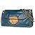 Bolsa de ombro Prada em couro azul