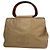 Borsa a mano Chanel in pelle beige