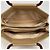 Borsa a mano Chanel in pelle beige - vista 9
