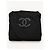 Chanel T-shirt in cotone nero con logo CC - vista 8