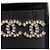 Orecchini Chanel CC Cristalli Metallo Argentato - vista 4