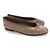 Bailarinas Chanel de Piel Acolchada Beige - vista 2