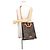 Borsa Mini Tote Louis Vuitton Damier Ebene Giant Monogram - vista 4