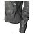 Rick Owens Giacca in Pelle Nera Biker - vista 14