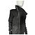Rick Owens Giacca in Pelle Nera Biker - vista 17