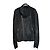 Rick Owens Giacca in Pelle Nera Biker - vista 2