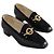 Mocassini Balmain in camoscio nero - vista 3