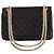 Chanel borsa 2.55 in pelle nera - vista 4