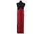 Vestido rojo de viscosa Altuzarra - vista 4