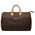 Borsa Boston Louis Vuitton Monogram Speedy 40 Marrone