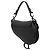 Borsa Saddle Mini in vitello ultra opaco nero Dior - vista 2