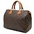 Borsa Boston Louis Vuitton Monogram Speedy 30 Marrone - vista 2