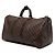 Borsa da viaggio Louis Vuitton Damier Ebene Keepall Bandouliere 55 Marrone - vista 2