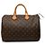 Borsa Boston Louis Vuitton Monogram Speedy 35 Marrone