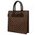 Borsa Tote Louis Vuitton Damier Ebene Venice Sac Plat GM Marrone - vista 2