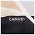 Foulard in seta Chanel CC con stampa geometrica nera - vista 2
