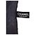 Foulard in seta Chanel CC con stampa geometrica nera - vista 3
