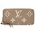 Portafoglio Lungo Louis Vuitton Bicolor Monogram Empreinte Giant Zippy Wallet Marrone