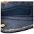 Pouch cintura Saddle Dior in pelle di vitello grana blu - vista 4
