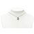 Collana con pendente Chanel CC in ottone e strass argento - vista 6