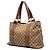 Borsa Tote Gucci Medium GG Canvas Bamboo Libeccio Beige - vista 2