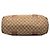 Borsa Tote Gucci Medium GG Canvas Bamboo Libeccio Beige - vista 3
