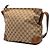Borsa a tracolla Gucci GG Canvas Web beige - vista 2