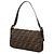 Borsa a spalla Baguette Fendi Zucca Canvas Marrone - vista 2