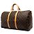 Borsa da viaggio Louis Vuitton Monogram Keepall Bandouliere 50 Marrone - vista 2