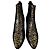 Autre Marque Saint Laurent Rock Chelsea Boots Python-Print Schwarz Gold - Ansicht 2