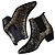 Autre Marque Saint Laurent Rock Chelsea Boots Python-Print Schwarz Gold - Ansicht 7
