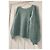 Sézane Aretha Mohair Strickpullover - Hellblau - Ansicht 3