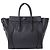 Céline Borsa a mano in pelle Celine in blu navy scuro e nero - vista 2