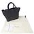 Céline Borsa a mano in pelle Celine in blu navy scuro e nero - vista 7