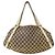 Borsa Gucci in tela GG beige e marrone