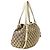 Borsa Gucci in tela GG beige e marrone - vista 4