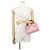 Borsa Gucci Diana Mini Tote in pelle rosa - vista 4