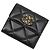 Cartera Chanel negra tri-fold en lambskin