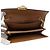 Portafoglio a spalla con catena in pelle marrone MCM - vista 10