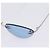 Chanel Logo CC Occhiali da sole in metallo argento - vista 6