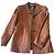 Dolce & Gabbana braune Lederjacke mit Leopardenfutter